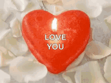 Love You Hearts GIF - Love You Hearts Candles GIFs