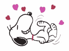 Snoopy Hearts GIF - Snoopy Hearts In Love GIFs