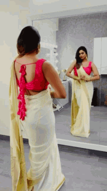 Saree Blouse Sareefans GIF - Saree Blouse Sareefans Saree Hot GIFs