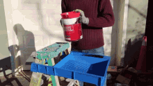 Pouring Paint GIF - Pouring Paint Working GIFs