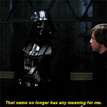 darth vader talking to luke skywalker in a star wars scene