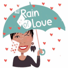 Love U Rain Of Love GIF - Love U Rain Of Love Lignon GIFs