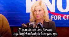 My Boyfriend Might Beat You Up GIF - Elections GIFs