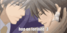 Hop On Fortnite Boys Kissing GIF - Hop On Fortnite Boys Kissing Kissing GIFs