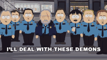 Ill Deal With These Demons Old Cap GIF - Ill Deal With These Demons Old Cap South Park GIFs