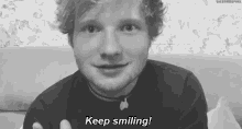Ed Sheeran GIF - Smile Edsheeran Happy GIFs