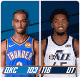 Oklahoma City Thunder (103) Vs. Utah Jazz (116) Post Game GIF - Nba Basketball Nba 2021 GIFs