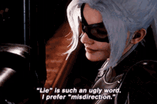 Spider Man Black Cat GIF - Spider Man Black Cat Lie Is Such An Ugly Word GIFs