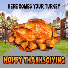 Roast Turkey Thanksgiving Turkey GIF - Roast Turkey Thanksgiving Turkey Happy Thanksgiving GIFs
