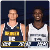 Denver Nuggets (70) Vs. Memphis Grizzlies (53) Half-time Break GIF - Nba Basketball Nba 2021 GIFs