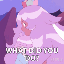 What Did You Do Violet GIF - What Did You Do Violet Bee And Puppycat GIFs