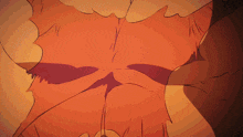 a close up of a person 's torso with a pink and orange shirt