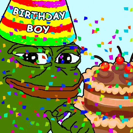 Pepe Birthday GIF - Pepe Birthday Happy_birthday - Discover & Share GIFs