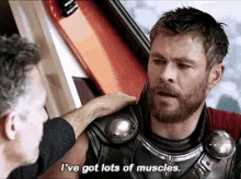 Thor Muscles GIF - Thor Muscles Strong GIFs