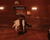 a screenshot of a video game where someone says " im going solo "