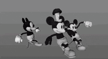 Mickey Mouse Black And White GIF - Mickey Mouse Black And White Steamboat Willie GIFs