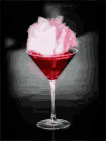Cocktail Strawberry Cotton Candy GIF - Cocktail Strawberry Cotton Candy GIFs