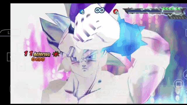 Goku Instinto Superior Dbz Tag Team GIF