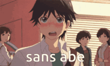 Sans Abe Anime GIF - Sans Abe Anime GIFs