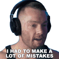 I Had To Make A Lot Of Mistakes Jordan Preisinger Sticker - I Had To Make A Lot Of Mistakes Jordan Preisinger Jordan Teaches Jiujitsu Stickers