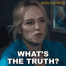 Whats The Truth Marie Winter GIF - Whats The Truth Marie Winter Wentworth GIFs