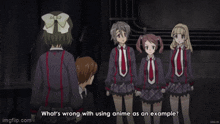 Symphogear What'S Wrong With Using Anime GIF - Symphogear What'S Wrong With Using Anime Anime As An Example GIFs