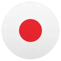 a white circle with a red circle in it