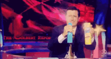 Spray Bottle GIF - Spray Bottle Stephen Colbert GIFs