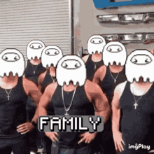 clumsy ghosts ghosts family vin diesel family vin diesel family meme