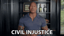 Civil Injustice Dwayne Johnson GIF - Civil Injustice Dwayne Johnson The Rock GIFs