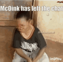 Mc Oink Has Left The Chat Discord Left Chat GIF - Mc Oink Has Left The Chat Left The Chat Mc Oink GIFs