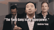 Andrew Yang Yang Gang GIF - Andrew Yang Yang Gang Superpower GIFs