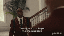 We Can Just Skip To The Part Where You Apologize Carlton Banks GIF - We Can Just Skip To The Part Where You Apologize Carlton Banks Olly Sholotan GIFs