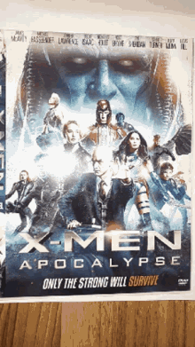 a poster for the movie x-men apocalypse shows a group of people