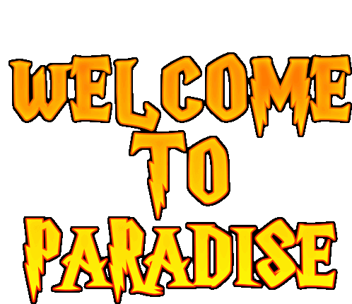 Welcome To Paradise - Lyrics | Sticker