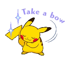 Pikachu Pokemon Sticker - Pikachu Pokemon Bow Stickers