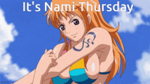 Nami Thursday GIF - Nami Thursday Nami One Piece GIFs