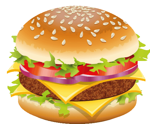 Hamburger Buns Sticker - Hamburger Burger Buns Stickers