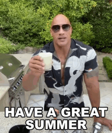 Have A Great Summer Dwayne Johnson GIF - Have A Great Summer Dwayne Johnson The Rock GIFs