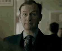 sherlock mark gatiss mycroft holmes smile smiling
