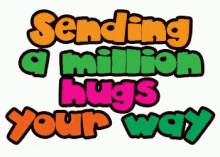Hugs Sen A Million Hugs In Your Way GIF - Hugs Sen A Million Hugs In Your Way GIFs