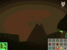 a screenshot of a video game with the letter a on the bottom