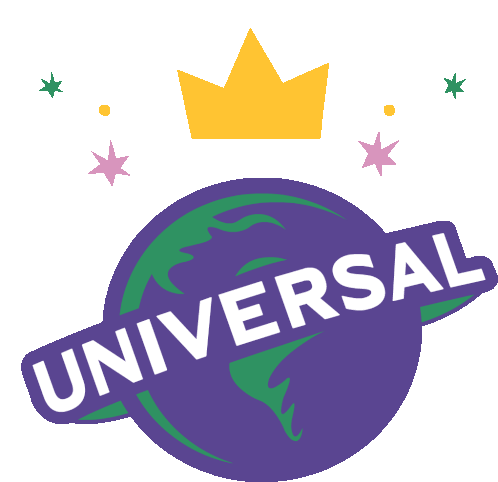 Globe Universal Sticker - Globe Universal Mardi Gras Stickers