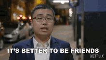 Its Better To Be Friends Kelvin GIF - Its Better To Be Friends Kelvin Love On The Spectrum GIFs