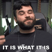 It Is What It Is Andrew Baena GIF - It Is What It Is Andrew Baena It Do Be Like That GIFs