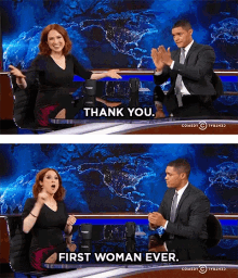 Thank You First Woman Ever GIF - Thank You First Woman Ever Happy GIFs