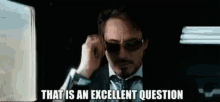 Excellent Question Iron Man GIF - Excellent Question Iron Man GIFs
