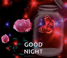 Good Night Sparkle GIF - Good Night Sparkle Butterfly GIFs