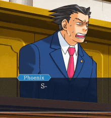 Phoenix Wright Ace Attorney GIF - Phoenix Wright Ace Attorney Spikey Haired GIFs