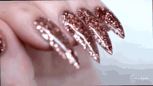 ネイル　ネイルアート　손톱 네일아트　キラキラ　きらきら 반짝이 블링 GIF - Nail Art Nails Beauty GIFs
